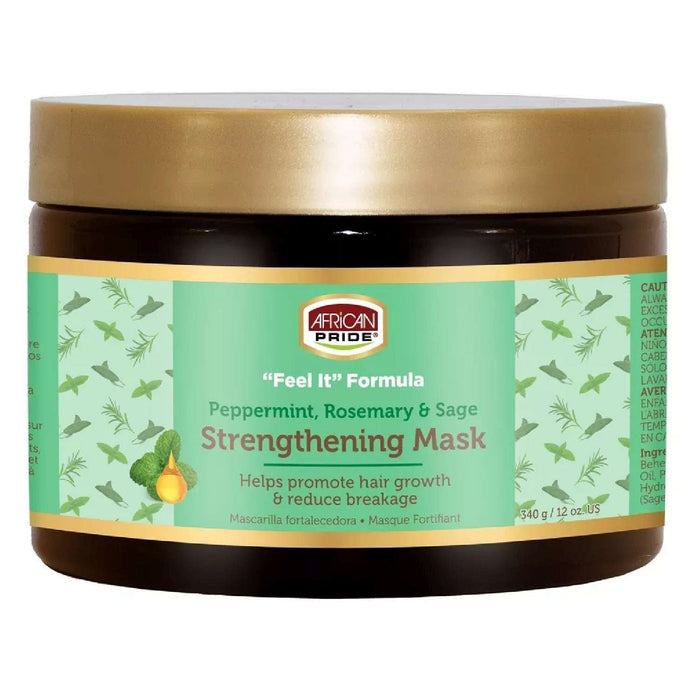 African Pride Feel It Peppermint/Rosemary Mask