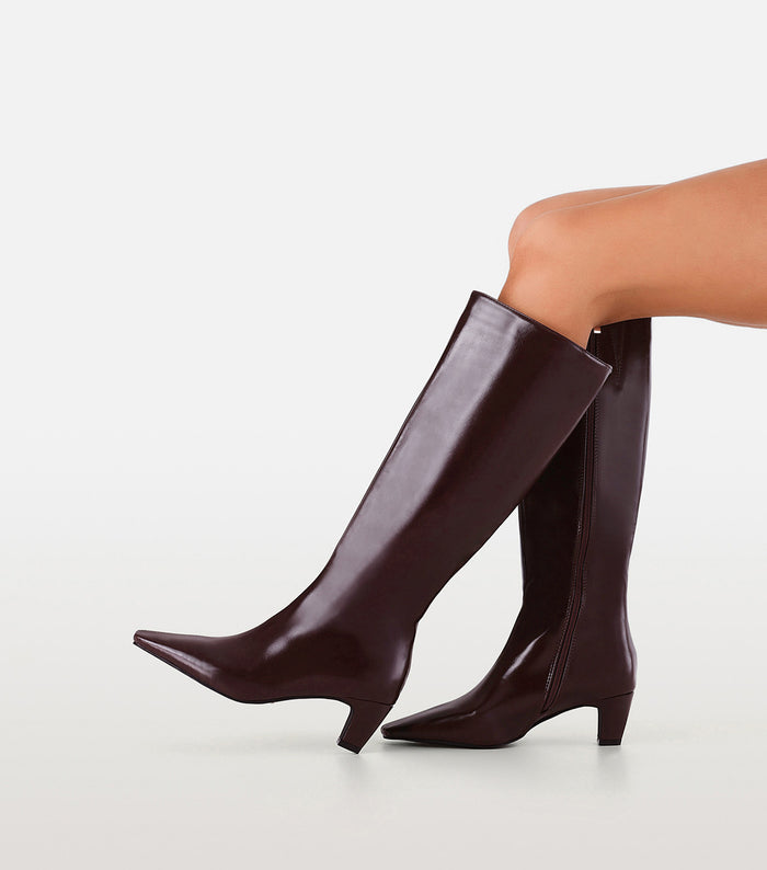 ANGIE - BERRY SHINE-Boots-Billini-Billini