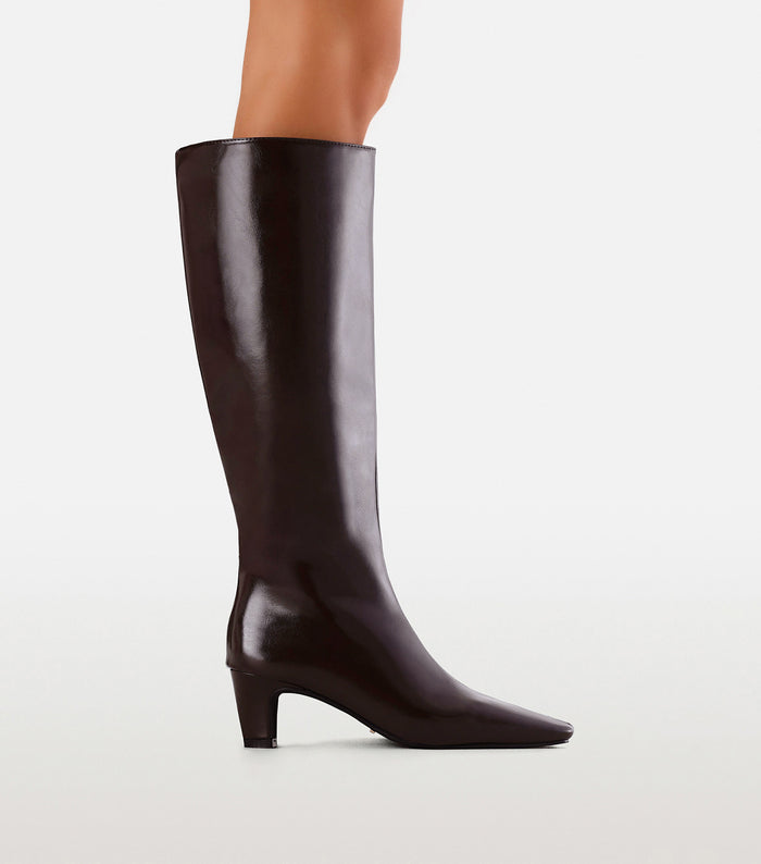 ANGIE - DARK CACAO SHINE-Boots-Billini-Billini