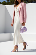 Anne Michelle Neo Pink Pastel Multicolor Stiletto Sandals – Open Toe Ankle Strap Heels