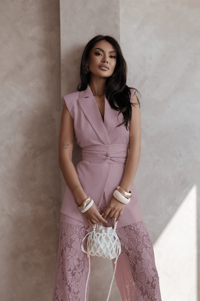 Комплект AURA - пудрено розово LaBalancia Roberto Fashion Store Set 5907378522316 XS/S