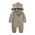 Baby 3D Bear Ears Design Fall-Winter Jumpsuit (7 Colors)