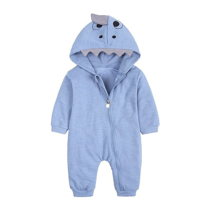 Baby Adorable 3D Shark Design Jumpsuit (4 colors)