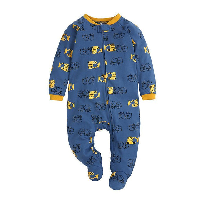 Baby Cartoon and Crane Print Design Onesie (3 Designs)