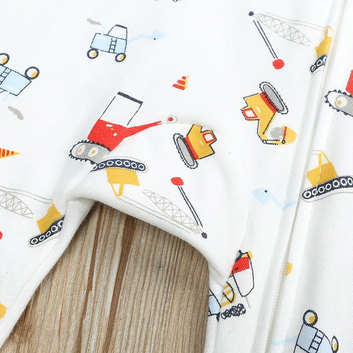 Baby Cartoon and Crane Print Design Onesie (3 Designs)