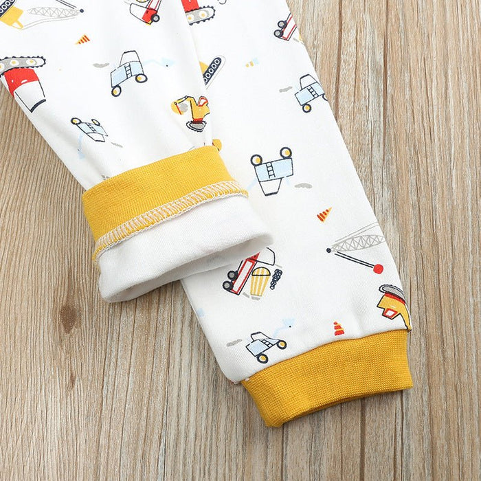 Baby Cartoon and Crane Print Design Onesie (3 Designs)