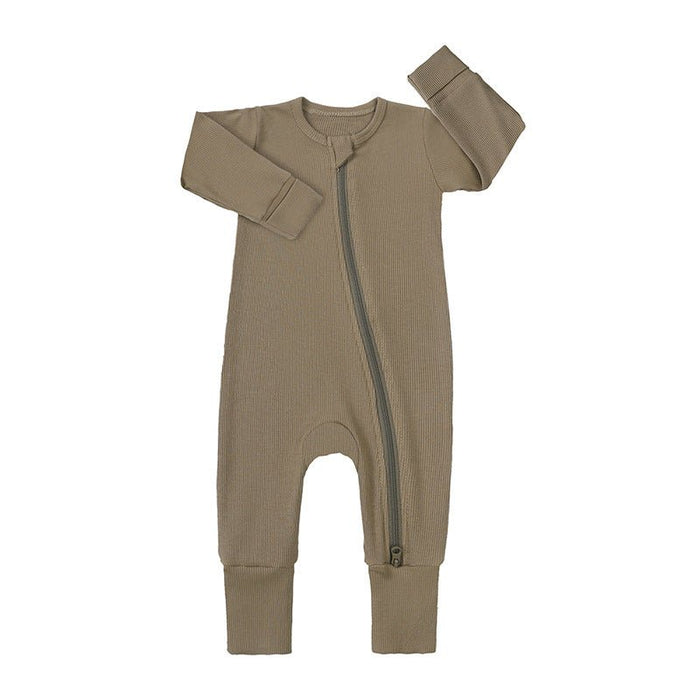 Baby's Long Sleeve Soft Cotton Jumpsuit (5 Colors)
