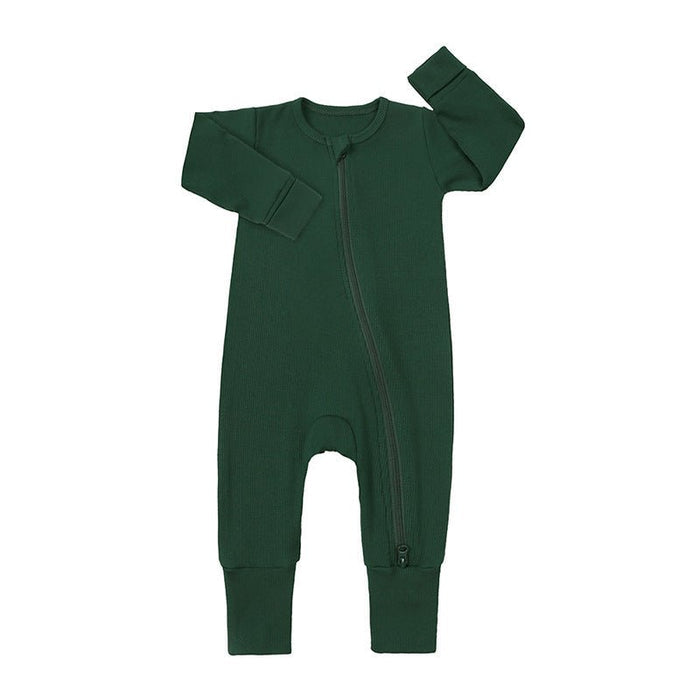Baby's Long Sleeve Soft Cotton Jumpsuit (5 Colors)