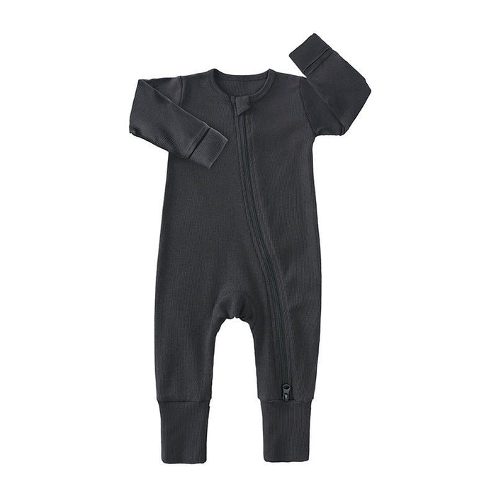 Baby's Long Sleeve Soft Cotton Jumpsuit (5 Colors)