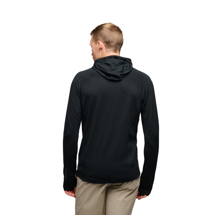 Black Diamond Men's Coefficient LT Hybrid Hoody- Black - Med