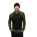 Black Diamond Men's Coefficient LT Hybrid Hoody- Tundra/Black- M