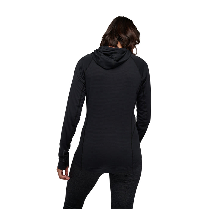 Black Diamond Women's Coefficient LT Hybrid Hoody- S - Black