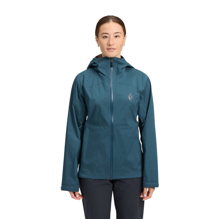 Black Diamond Women's Fineline Stretch Shell- M - Midnight Blue