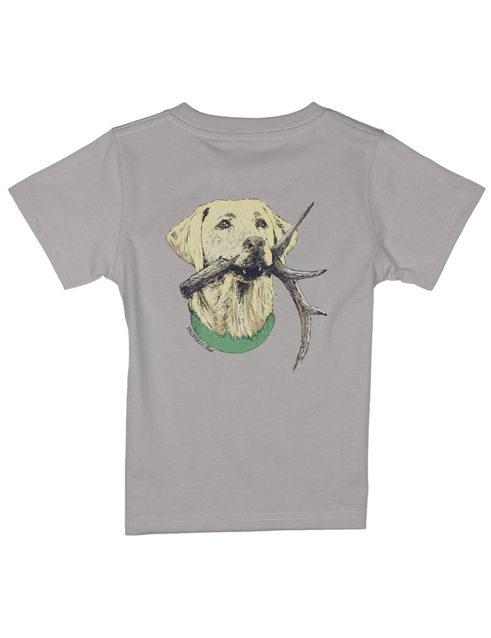 Boys Antler Lab SS Ice Grey