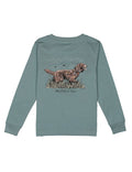 Boys Boykin LS Steel Blue