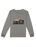 Boys Deer Season LS Battleship Grey