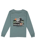 Boys Gone Fishin' LS Steel Blue