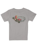 Boys Mossy Oak The Call SS Ice Grey