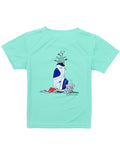 Boys Performance Tee SS Golf Clubs Soft Green