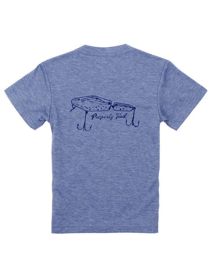 Boys Portland Pocket Tee SS Lure Denim