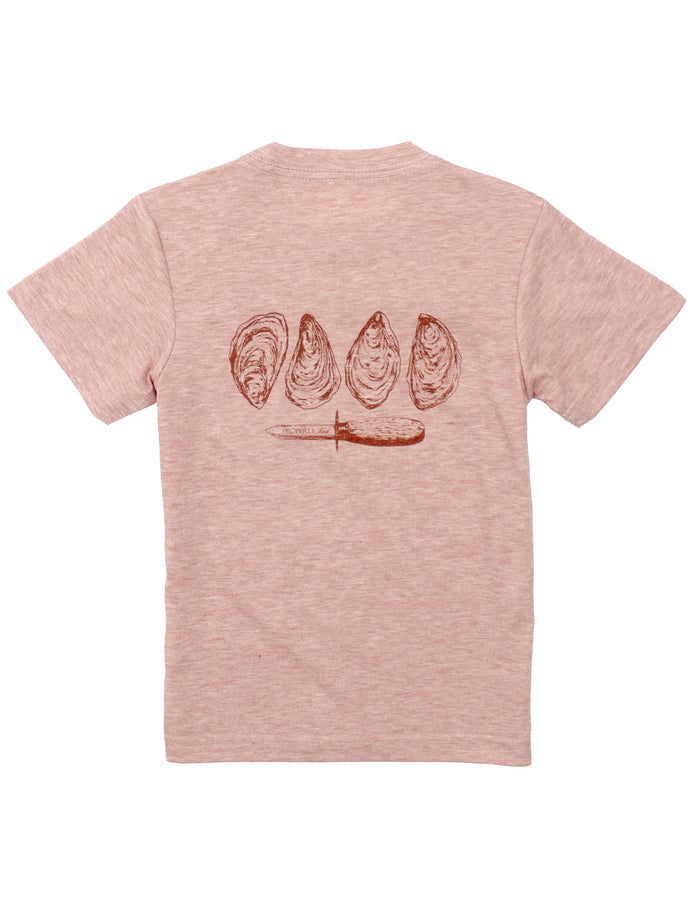 Boys Portland Pocket Tee SS Oysters Clay