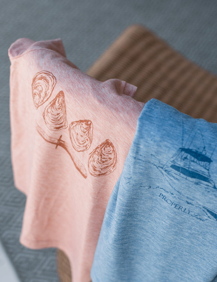 Boys Portland Pocket Tee SS Oysters Clay