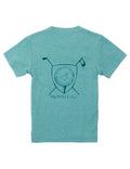 Boys Portland Pocket Tee SS Tee Time Clover