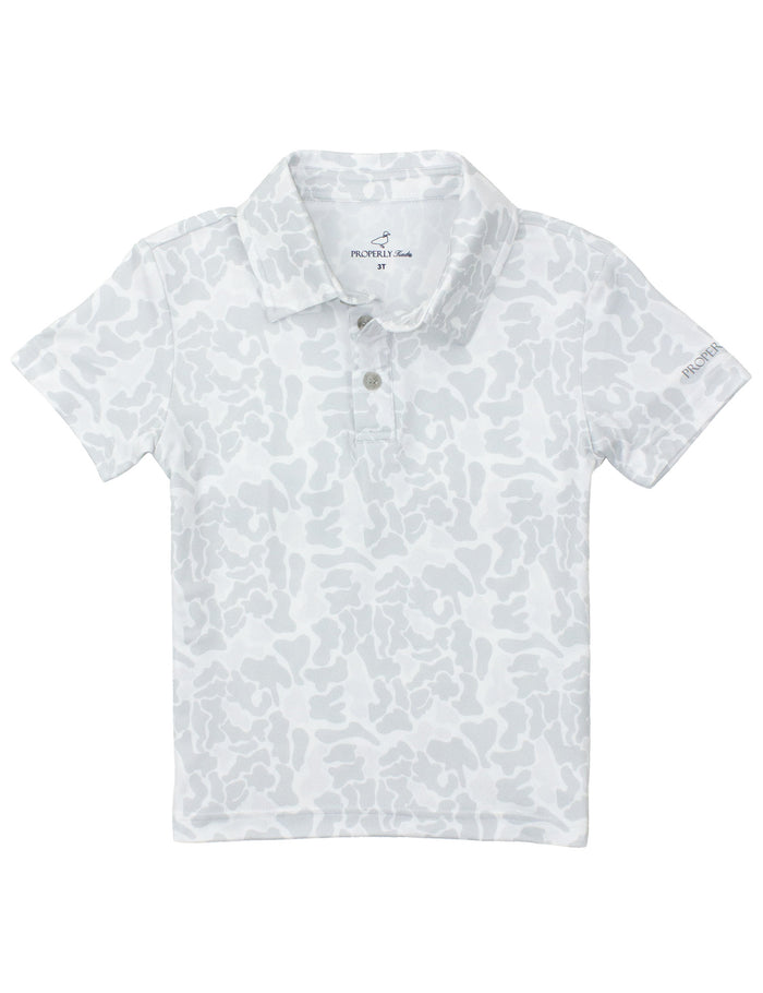 Boys Ravine Polo Snow Camo