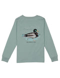 Boys Swimming Mallard LS Marine Mist