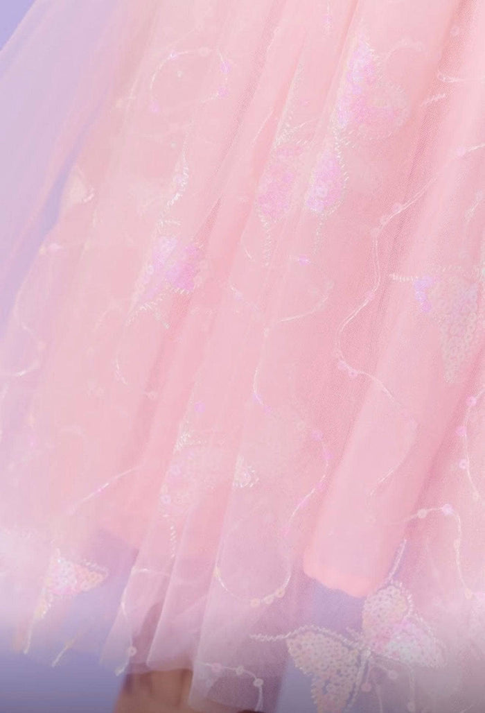 lola-new-arrival Butterfly Sequin Party Dress