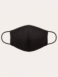 Cashmere Face Mask in Black