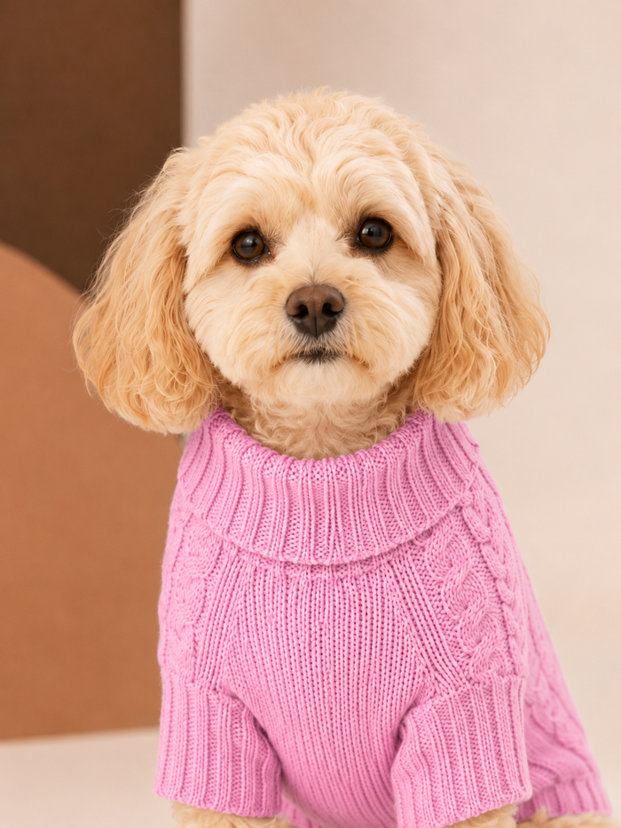 Cashmere Pet Sweater with Sleeves for Dogs & Cats