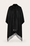 Cashmere Wrap with Swarovski Crystals - Galaxy - Black