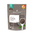 Navitas Organics Chia Seeds – Organic, Non-GMO, and nutrient-dense superfood rich in omega-3 fatty acids, fiber, and protein. A versatile plant-based seed perfect for chia pudding, smoothies, and oatmeal. USDA Organic and great for heart health.