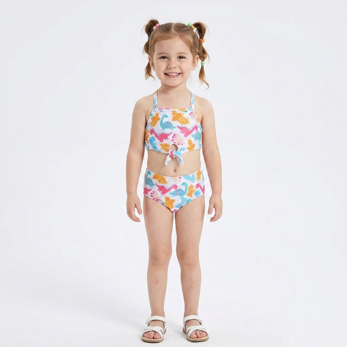 Colorful Dinosaur Print 2 Pcs Set
