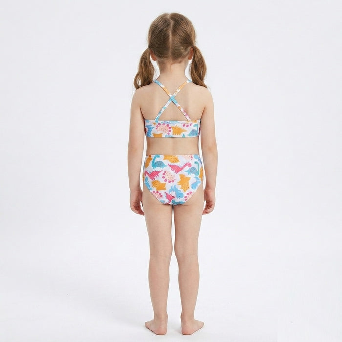 Colorful Dinosaur Print 2 Pcs Set
