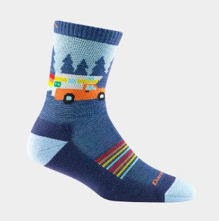 Darn Tough K's Kids Kid's Van Wild Micro Crew LW Cush Hike Socks- M