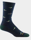 Darn Tough M's Duck Duck Moose Crew Socks, 6094-C, Eclipse, M