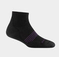 Darn Tough W's Element 1/4 LW Cush Running Socks- 1113-C Black, S