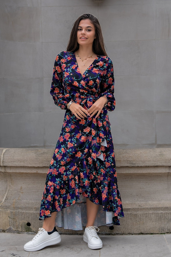Рокля "ANNA" - Дълга, Цветна Вискозна Рокля за Жени в Природен Стил LaBalancia Roberto Fashion Store Shirt 5907378503988 XS/S