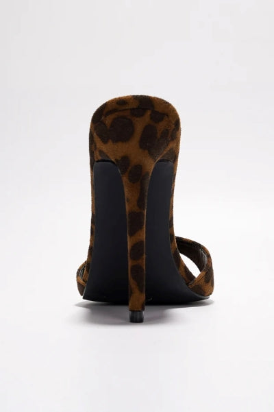 Dulcea Leopard Print Stiletto Mules – Designer-Inspired Heels