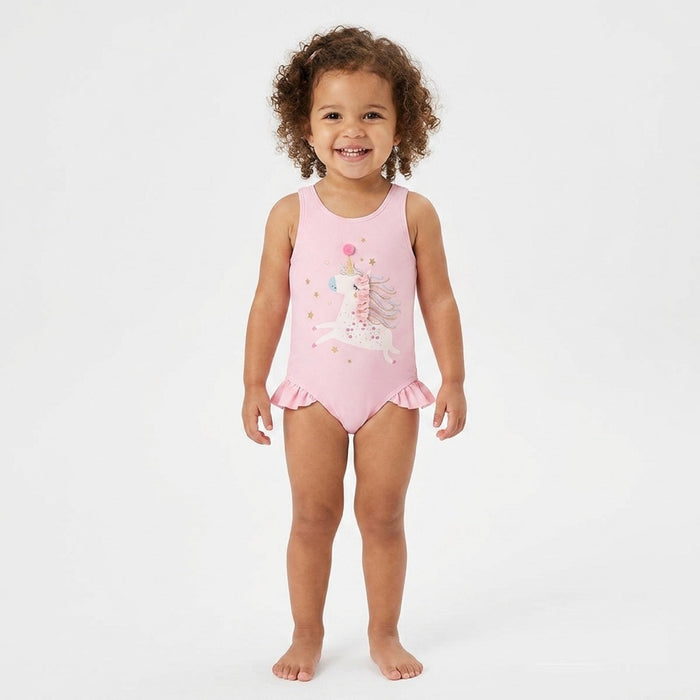 Embellished Unicorn Print Swimsuit