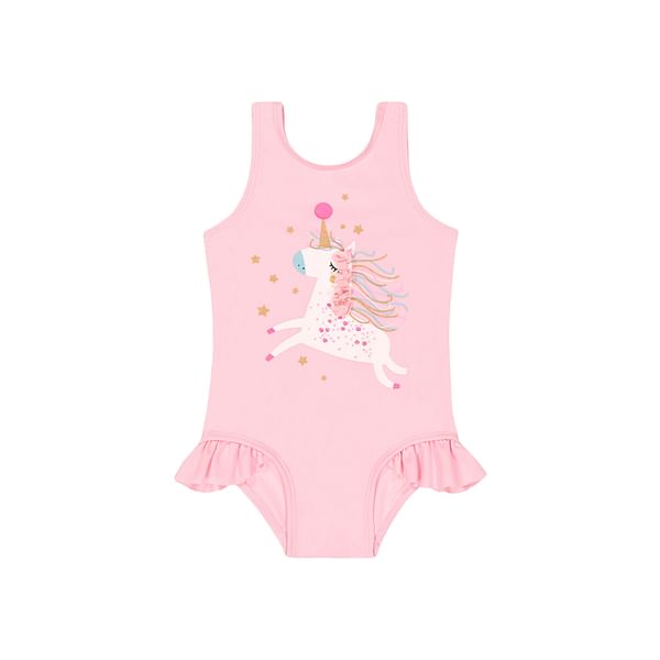 Embellished Unicorn Print Swimsuit