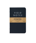 Field Notes Pitch Black Notebook - Ruled Paper 2-Pack