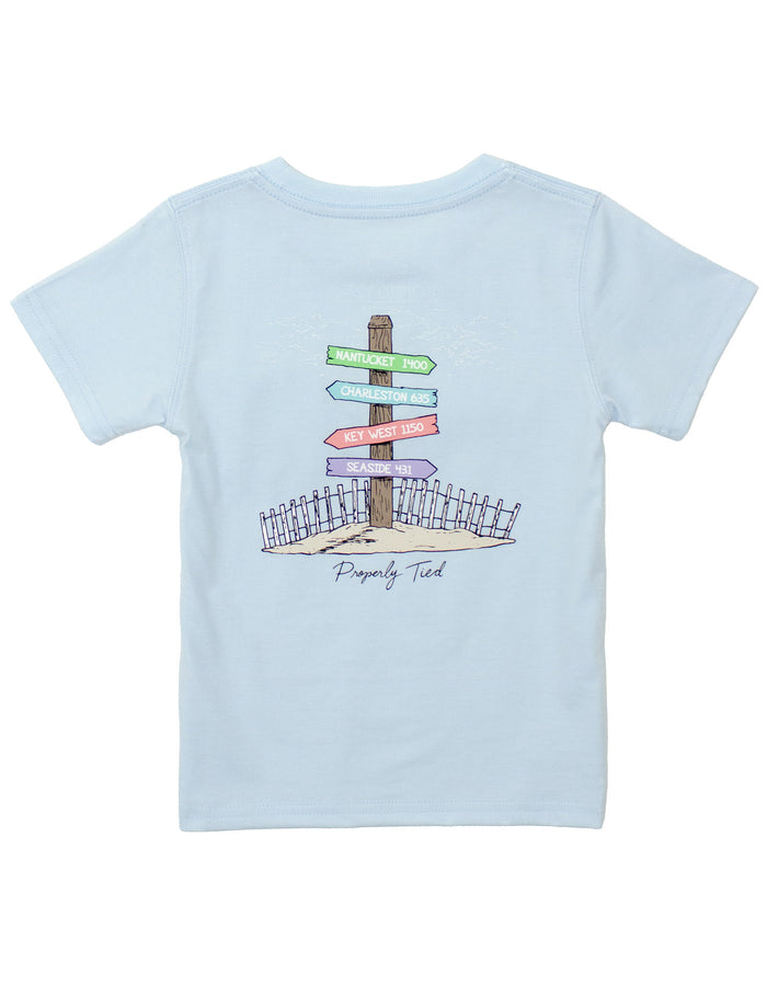 Girls Beach Trip SS Periwinkle