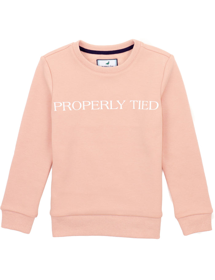 Girls Laurel Crew Rose