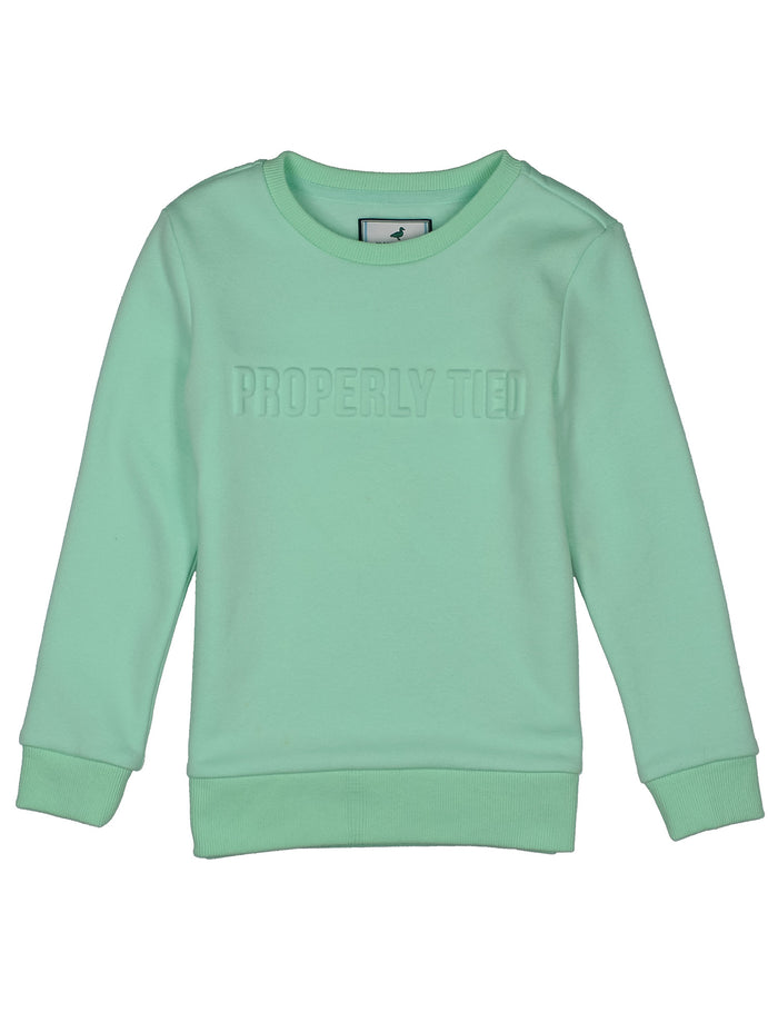 Girls Roxie Sweatshirt Sea Glass