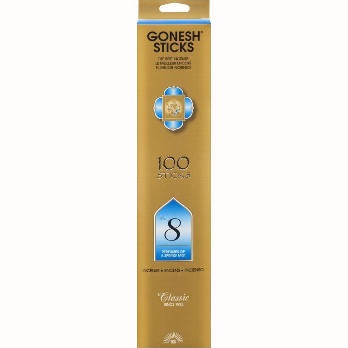 Gonesh Stick Classic 8 Spring Mist 100 Pc