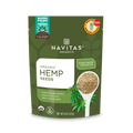 Navitas Organics Hemp Seeds 8 oz. front of bag