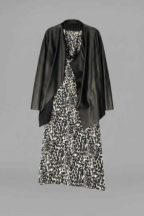 Комплект рокля и наметало "Джулс" - черно Roberto&Co Roberto Fashion Store Dress BSC1007DRSBLKMID-42 42